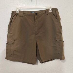 Reel legends men's gray lightweight shorts size large